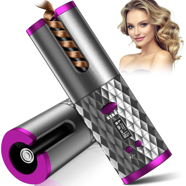 BrushPRO - Modelador de Cachos Sem Fio Portátil Profissional